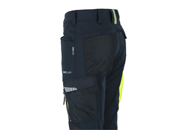 Bismuth Stretchpant W/ Button BlkB 48 Arbeidsbukse med god stretch - Unisex 
