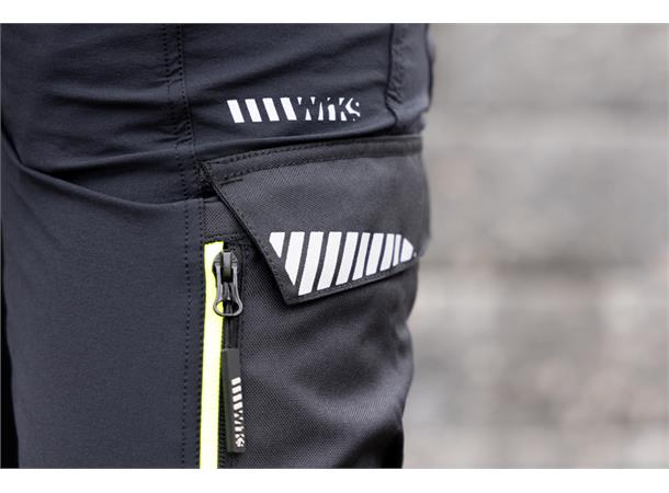 Bismuth Stretchpant W/ Button BlkB 48 Arbeidsbukse med god stretch - Unisex 