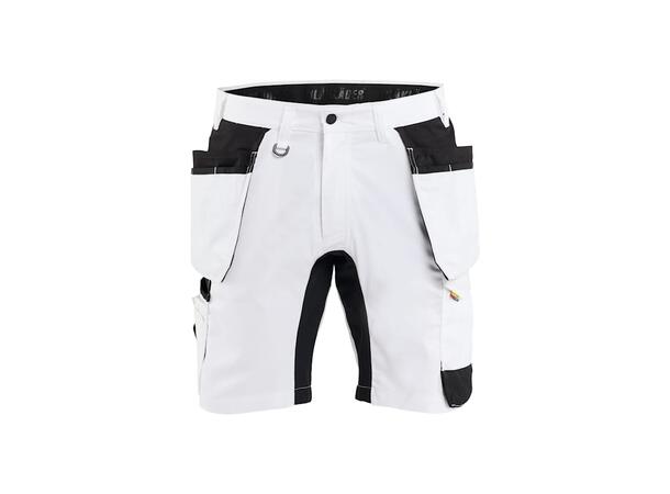 1772 Håndverksshorts stretch WHT C48 Komfortabel, lett malershorts 