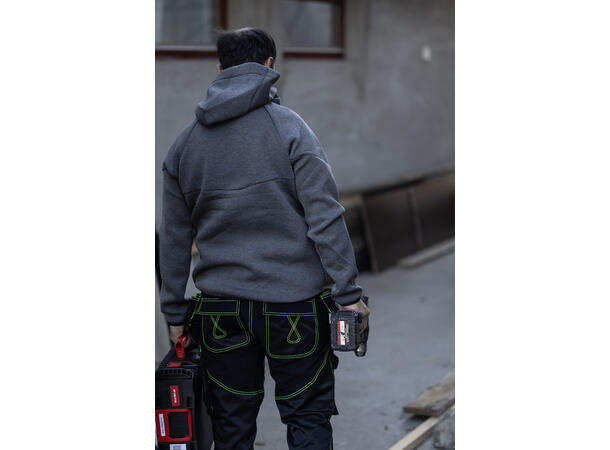 Feldspar Hooded Jacket Grey XXL God og varm hettejakke - Unisex 