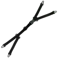 Elivery 9256 Chin Strap 4-Point Textile - Hakestropp
