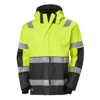 70295 Alna 2.0 Regnjakke NYEL/BLK S HIVIS vanntett regnjakke