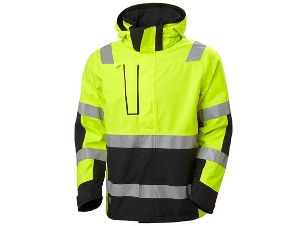 71195 Alna 2.0 Skalljakke YELLOW/EBON S Hi Vis vanntett skalljakke 