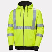 79094 Addvis Hettejakke NYEL XS Hi Vis hettejakke med glidelås