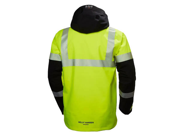 71172 ICU Skalljakke NYEL/BLK XS HIVIS vanntett skalljakke 