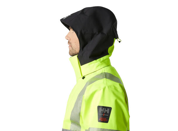 71172 ICU Skalljakke NYEL/BLK XS HIVIS vanntett skalljakke 