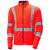 72172 UC-ME Fleecejakke RED XS Hi Vis - 100% polyester 