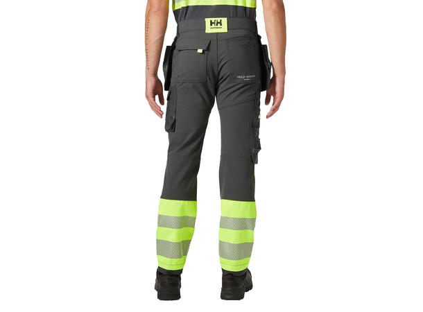 77471 ICU Arbeidsbukse BLK/NYEL C66 Håndverksbukse klasse 1 