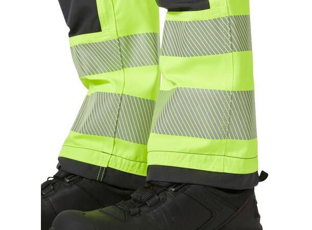 77471 ICU Arbeidsbukse BLK/NYEL C66 Håndverksbukse klasse 1 