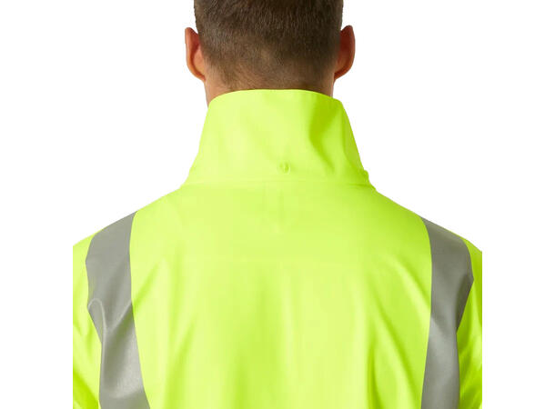 70156 Addvis Regnjakke NYEL/BLK XS HIVIS Regnfrakk 