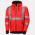 79094 Addvis Hettejakke RED XS Hi Vis hettejakke med glidelås 