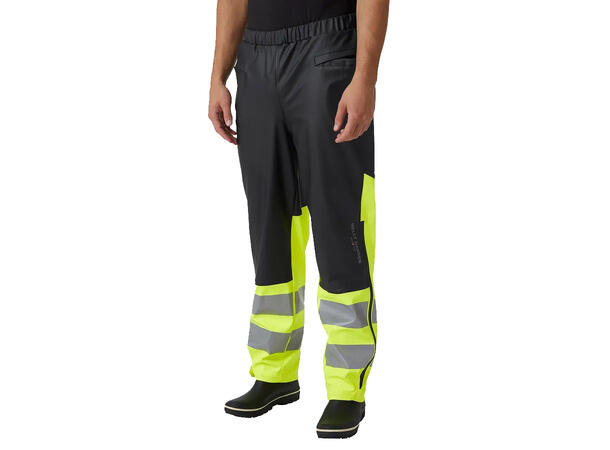 70497 Alna 2.0 Regnbukse NYEL/BLK S Vanntett regnbukse Klasse 1 