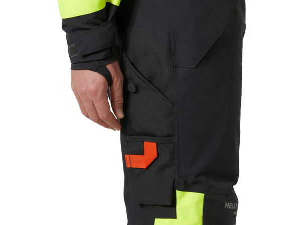 71694 Alna 2.0 Vinterdress NYEL/BLK C44 HIVIS fôret vinterkjeledress 