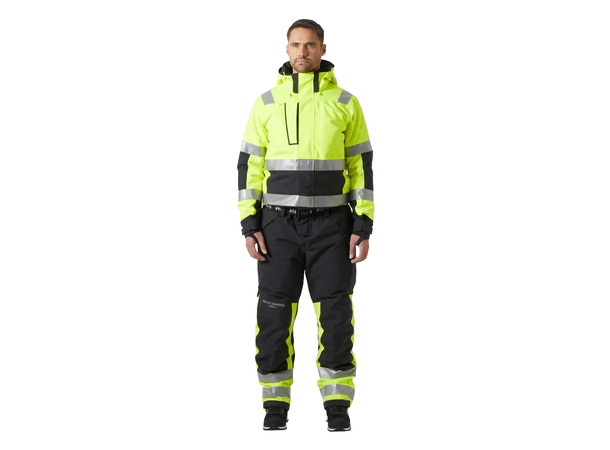 71694 Alna 2.0 Vinterdress NYEL/BLK C44 HIVIS fôret vinterkjeledress 