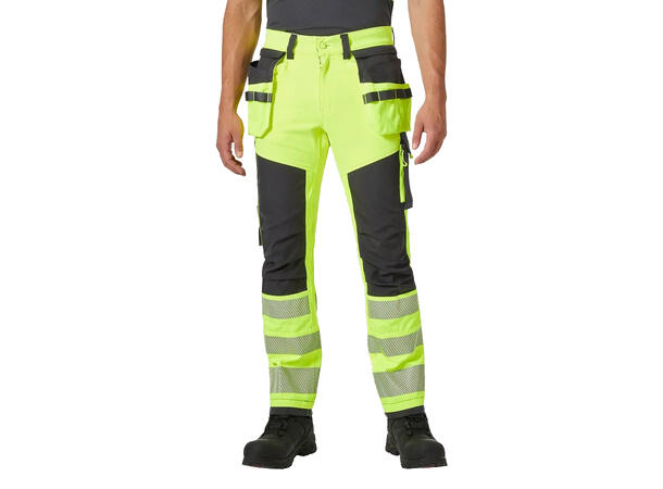 77472 ICU Arbeidsbukse NYEL/BLK C66 Håndverkerbukse klasse 2 