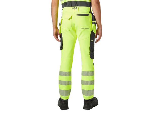 77472 ICU Arbeidsbukse NYEL/BLK C66 Håndverkerbukse klasse 2 