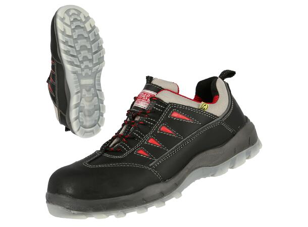 Nitras Sport Step BLK/RED 35 Vernesko S3 (Metallfri) 